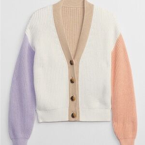 GAP Multicolor Button-Up Cardigan